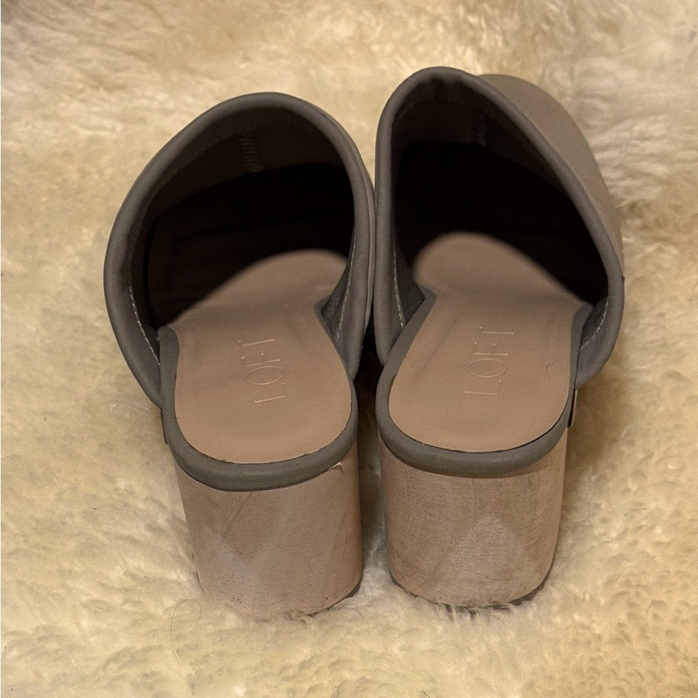 Loft Suede Clogs - image 4